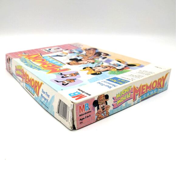 Disney Mickey Mouse Memory Game Milton Bradley 1990 Complete Ages 3+ Minnie VTG - Picture 5 of 5
